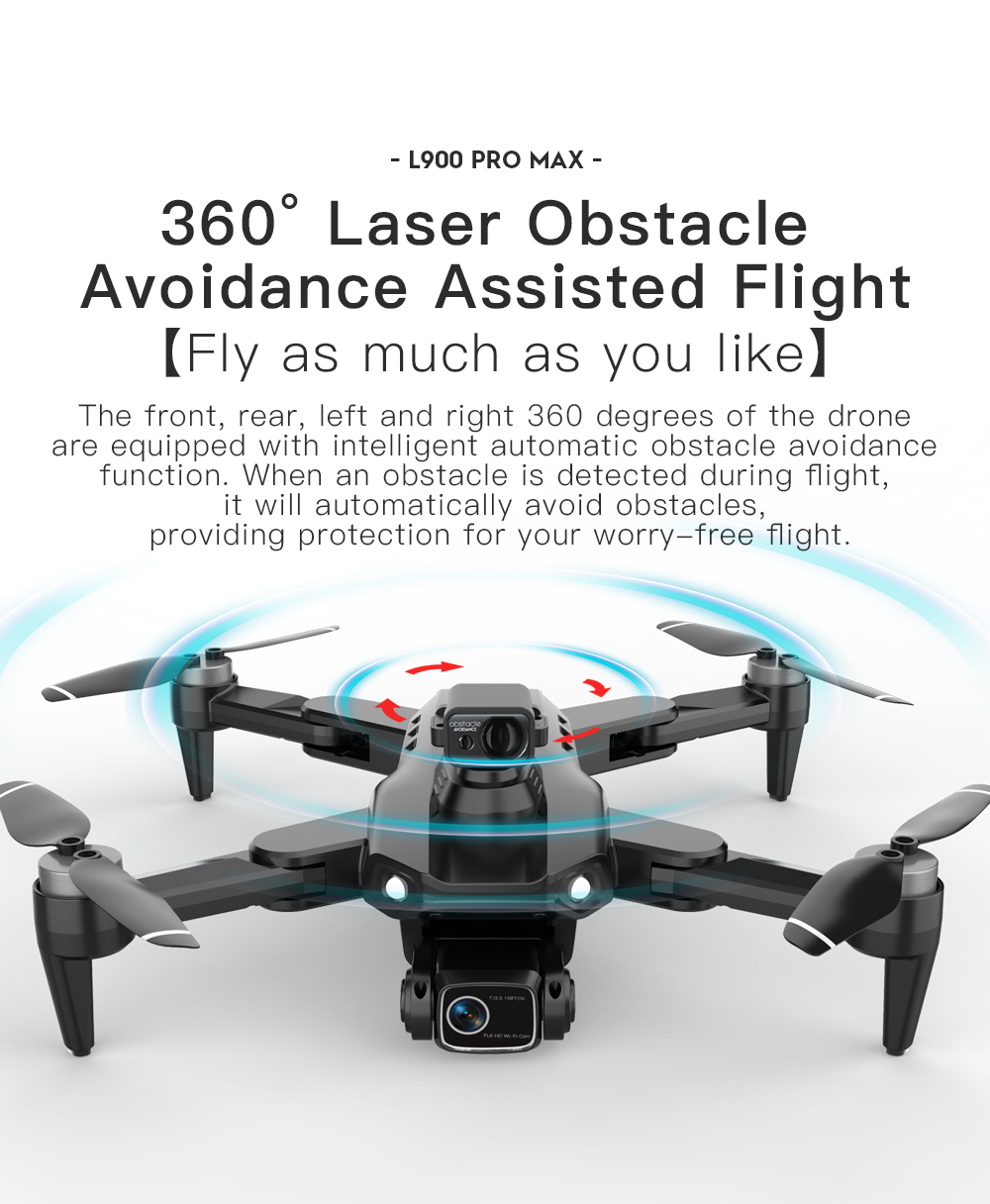 LYZRC L900 PRO MAX Laser obsta - Drone Gimbal 2 Axis recensie en prijs